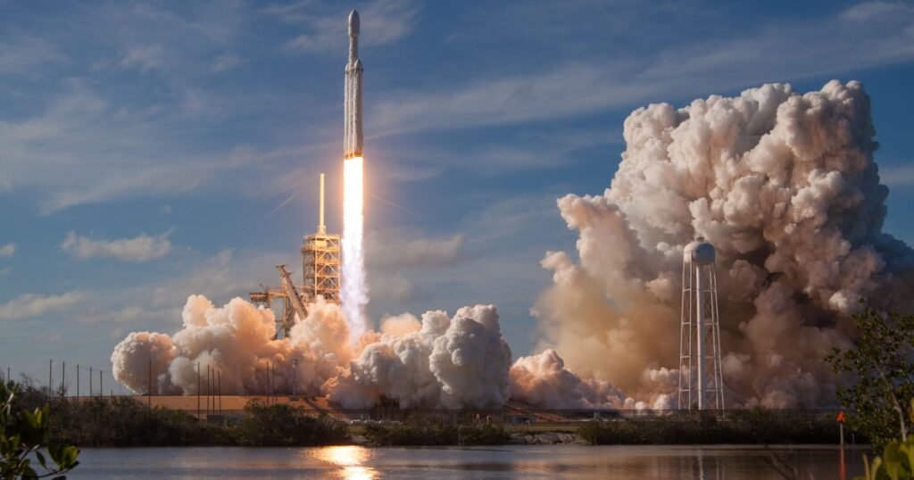 SpaceX rocket launch representing the SpaceX IPO on Nasdaq at a $1.77 trillion valuation